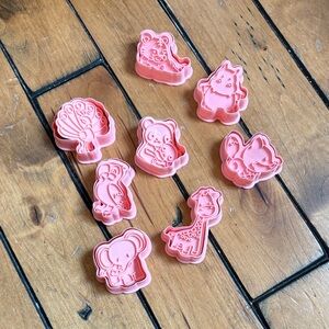 Pink Animal Cookie Cutter Set